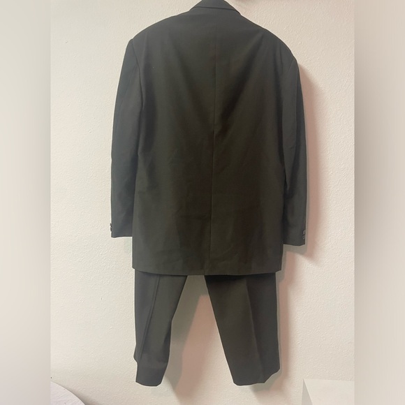 Free Fall Men’s Dark Green Tweed Suit Size Medium - Picture 6 of 10